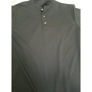 Grand Slam Performance Sportswear Short Sleeve Golf Polo Shirt Mens Black Large